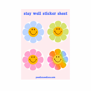 Stay Well Sticker Sheet