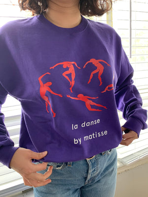 Matisse La Danse Women's Sweater - Ladies Best Purple Sweatshirt 2020