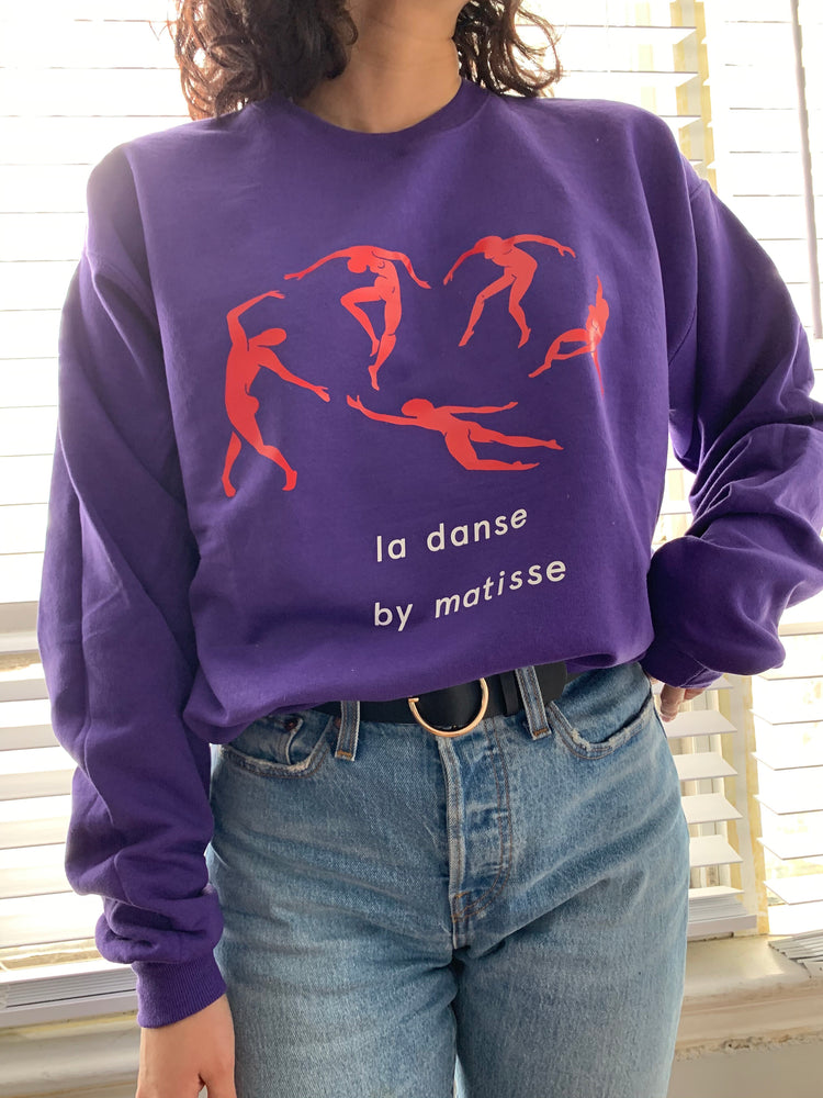 Matisse La Danse Women's Sweater - Ladies Best Purple Sweatshirt 2020