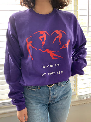 Matisse La Danse Women's Sweater - Ladies Best Purple Sweatshirt 2020